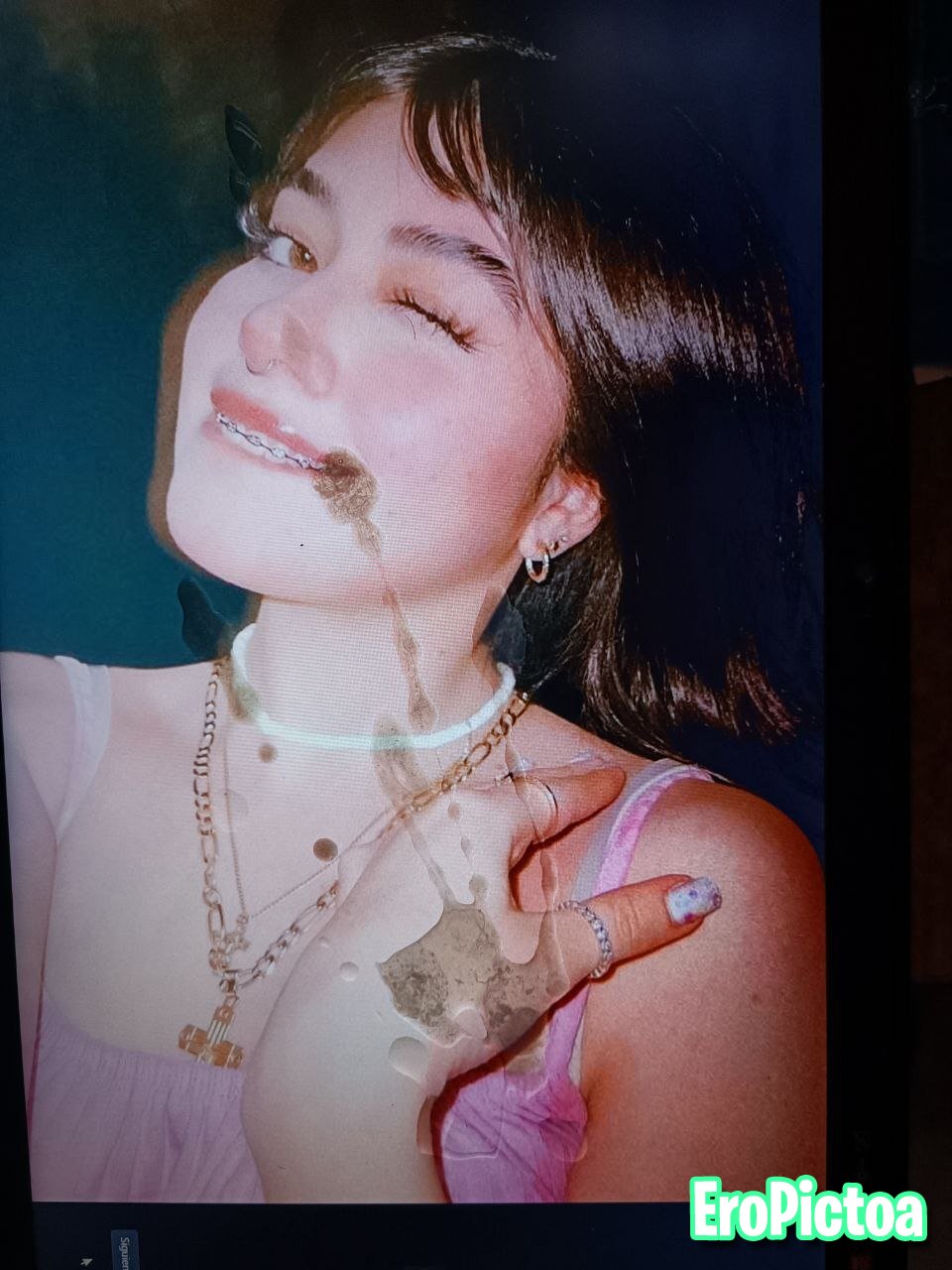 𝙳𝚊𝚗𝚗𝚎𝚜𝚙𝚒𝚗𝚘 Cumtribute photo featuring load - Part 2