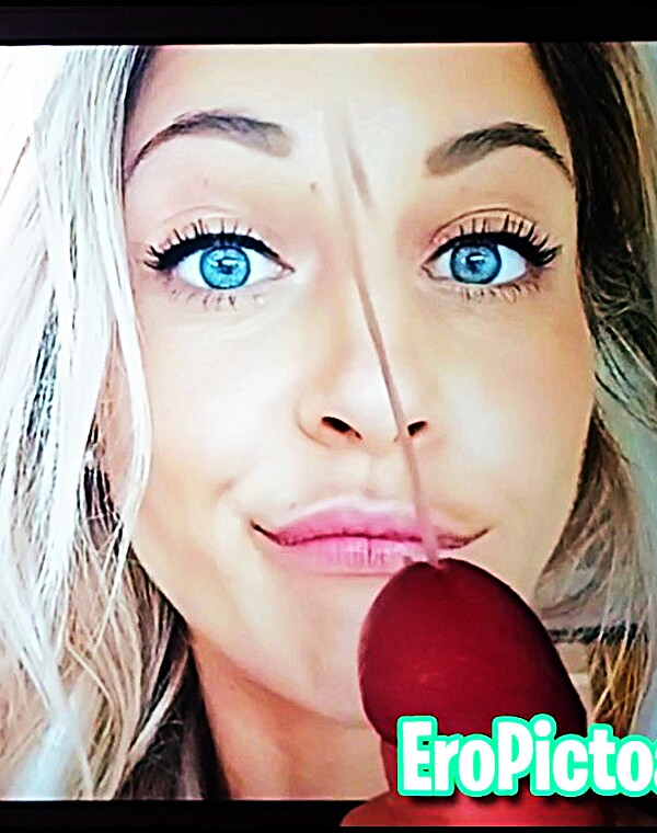 Thumbnail for Gorgeous Blonde 🇩🇪 barbie doesn't let me resist to cum all over her slutty face 😋💦♊🤩 cumtribute