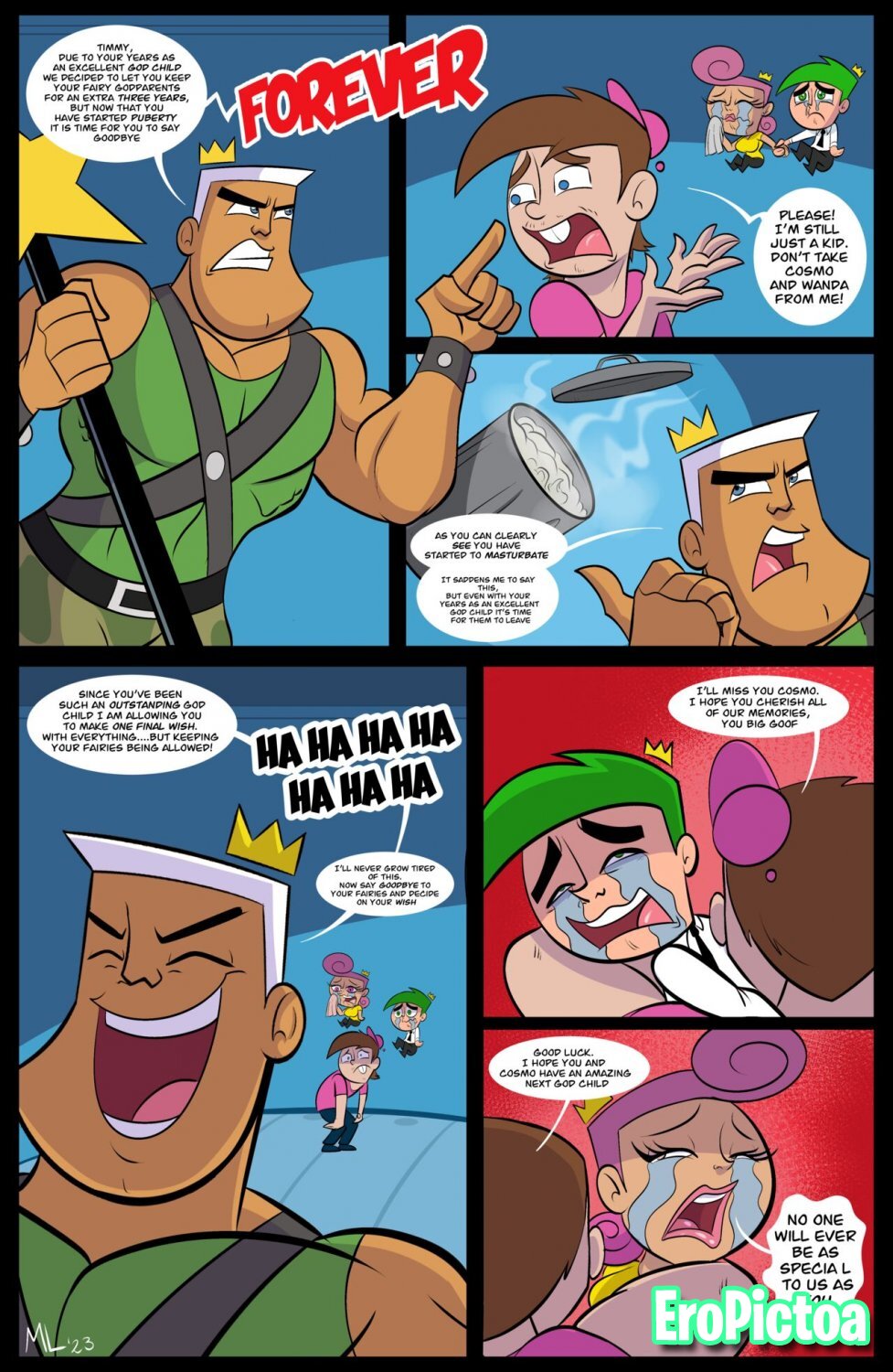 Timmy’s Final Wish Comic Porn photo featuring Comic