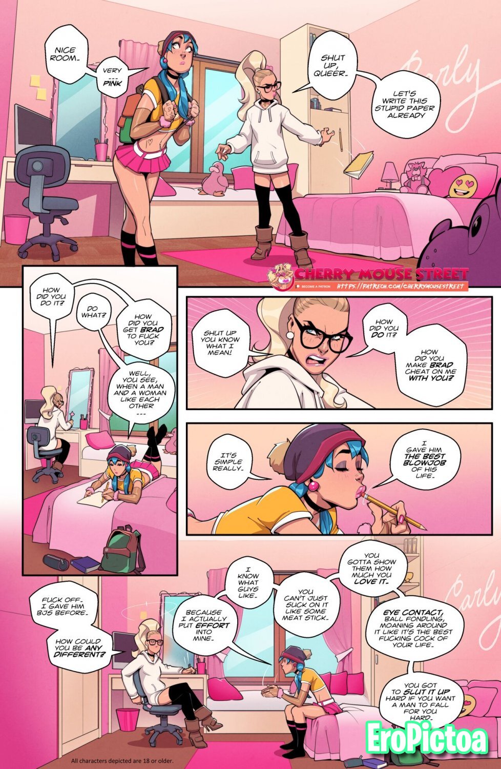 CMS trans comics 2 photo featuring Blowjob
