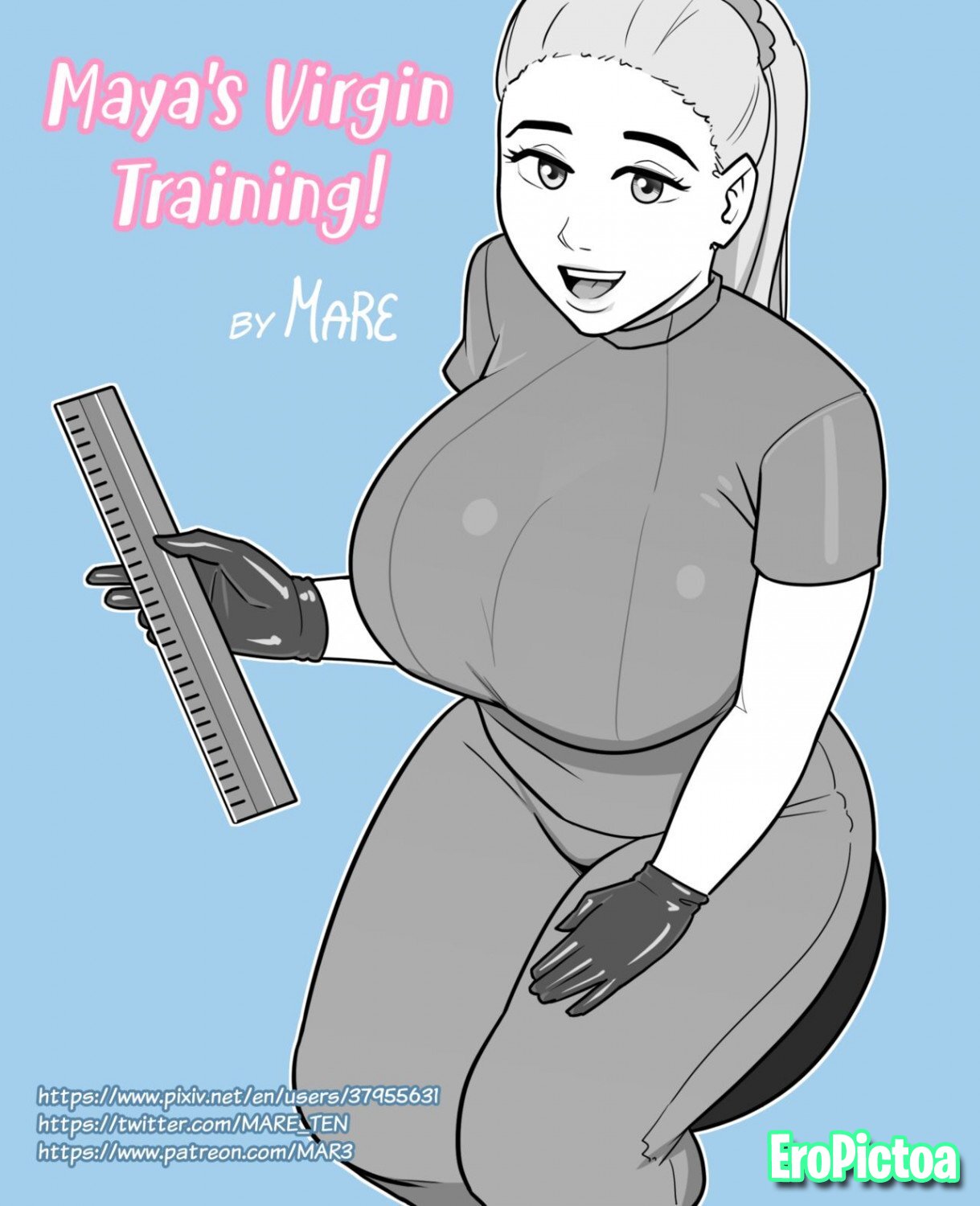 Maya's Virgin Training (by Mare) - Comic photo featuring Comic - Part 1