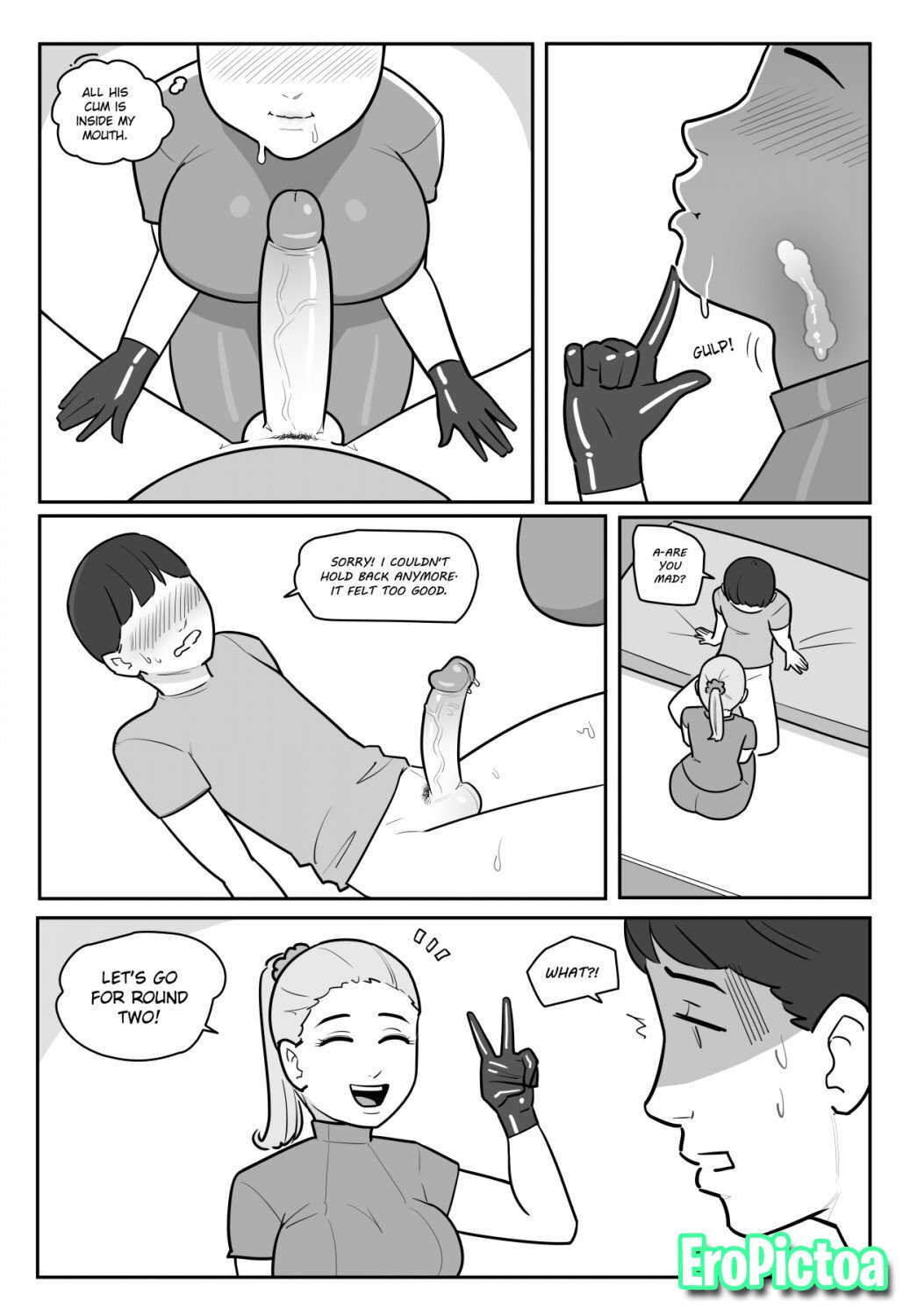Maya's Virgin Training (by Mare) - Comic photo featuring Sega - Part 16