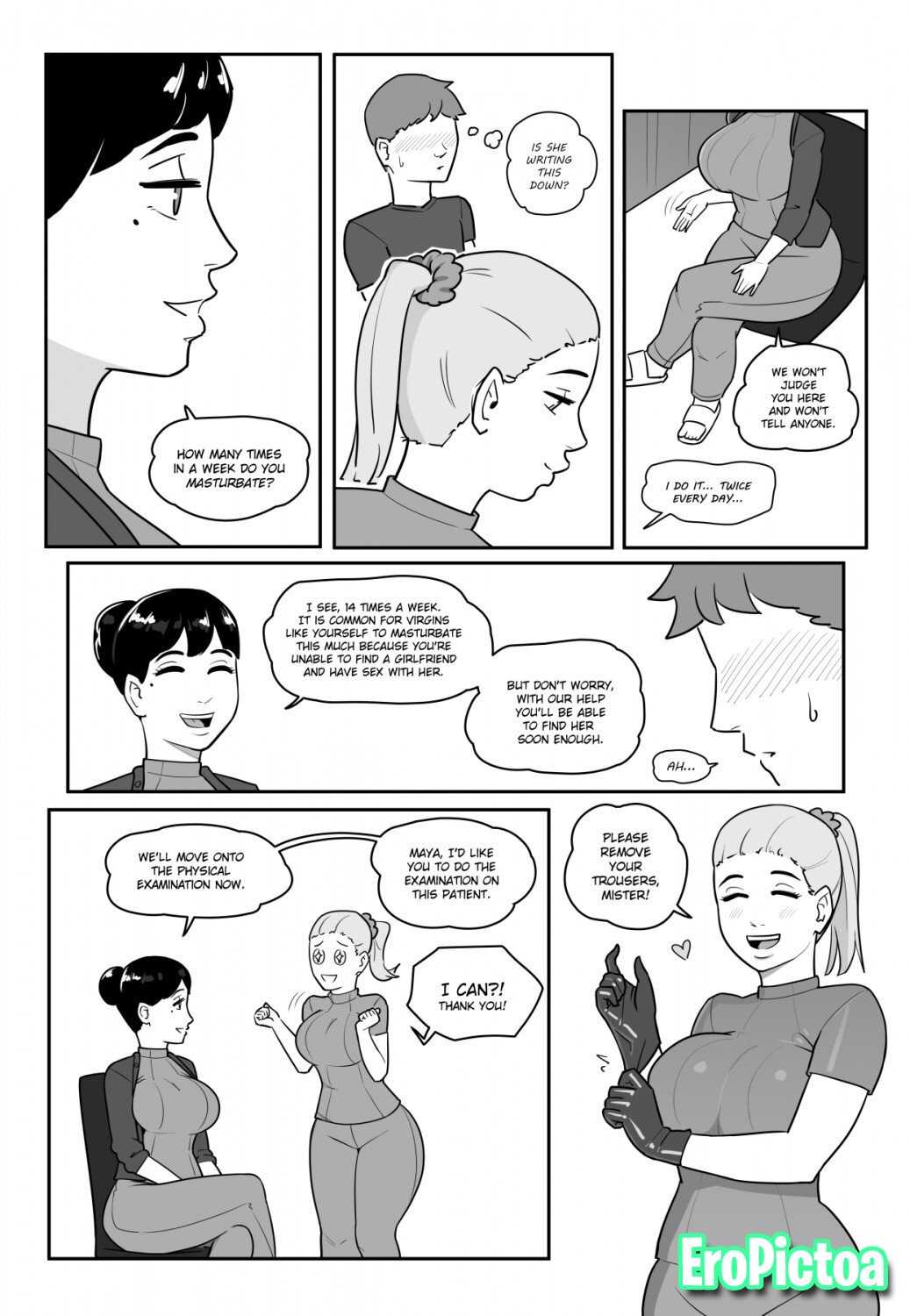 Maya's Virgin Training (by Mare) - Comic photo featuring Virgin boy - Part 4