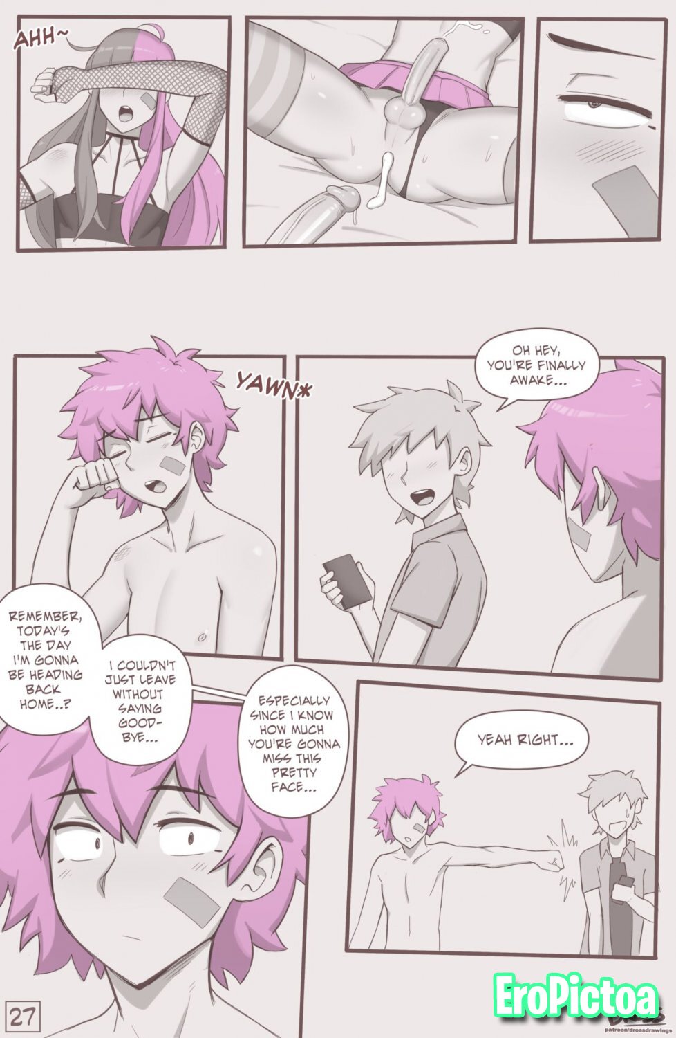 Hot trap comic💕 photo featuring gay - Part 28