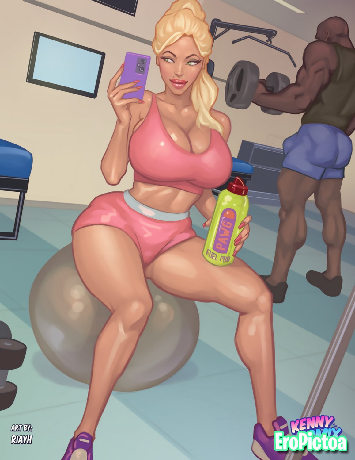 [comic] thirst trap photo featuring sizekink - Part 32