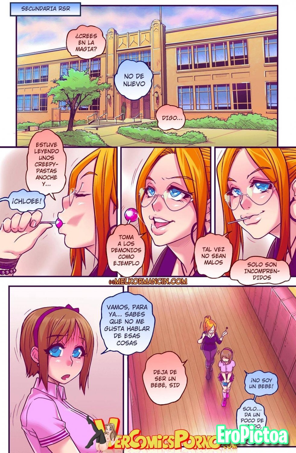 [comic] chloe (english - español) photo featuring bigass