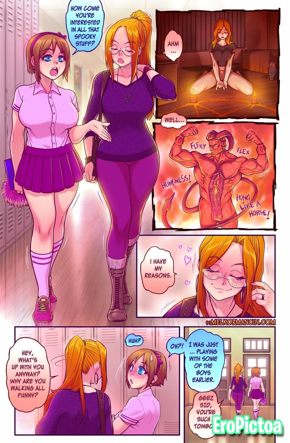 [comic] chloe (english - español) photo featuring redhead