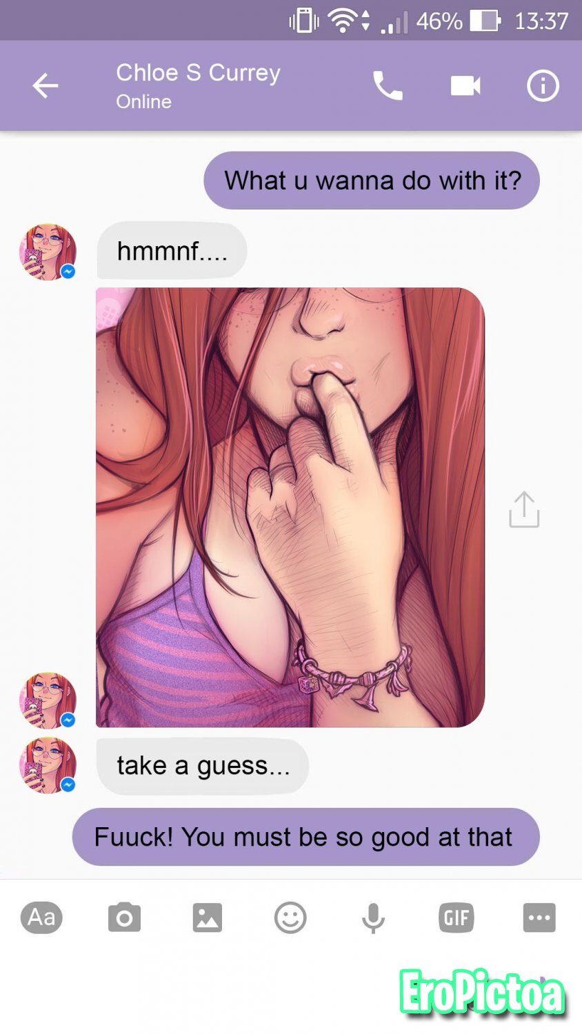 [comic] a chat with chloe (english - español) photo featuring bigass