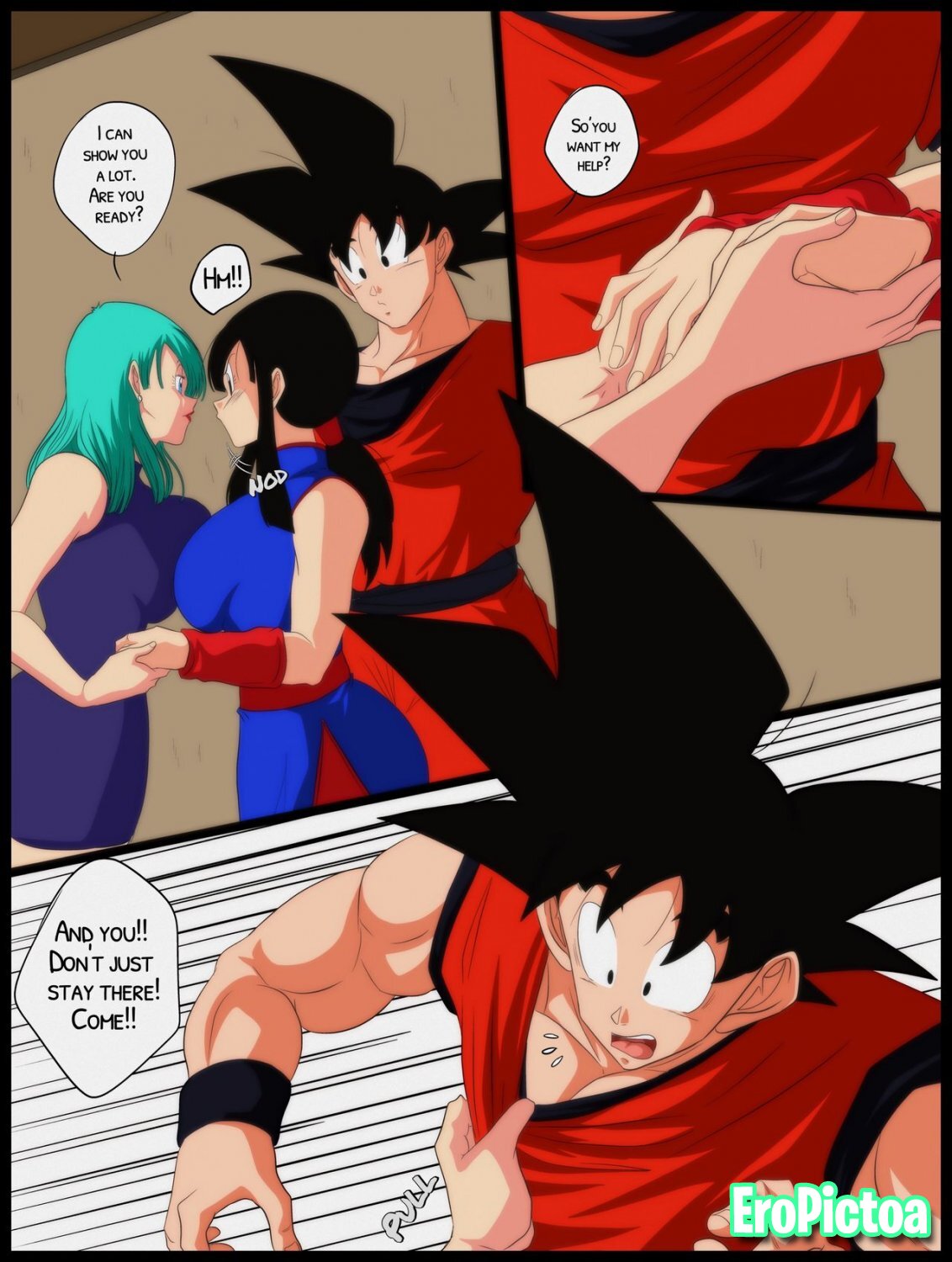 DBZ Hentai Comic Welcome photo - Part 4 DBZ Hentai Comic Welcome photo - Part 4