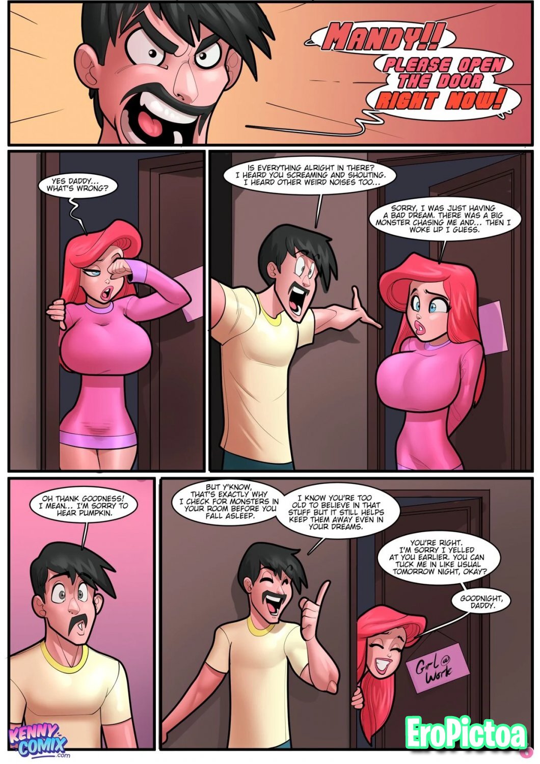 [comic] monster in the closet (english - español) photo featuring busty - Part 7