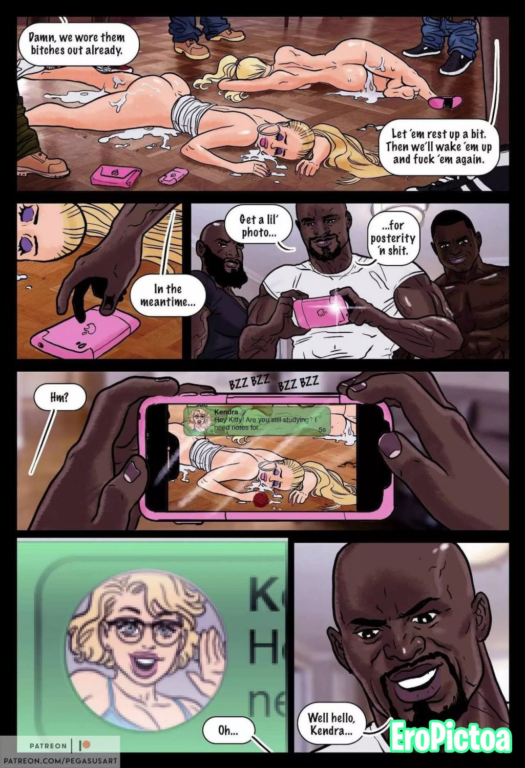 [comic] two hot blondes bred out (english - español) photo featuring bigdick - Part 17