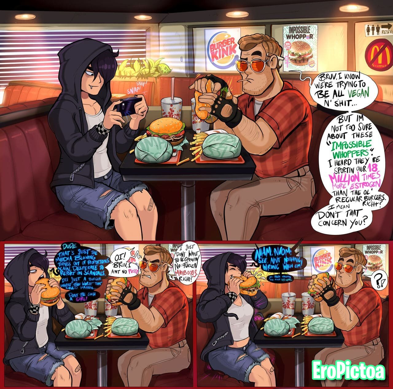 Comic book photo