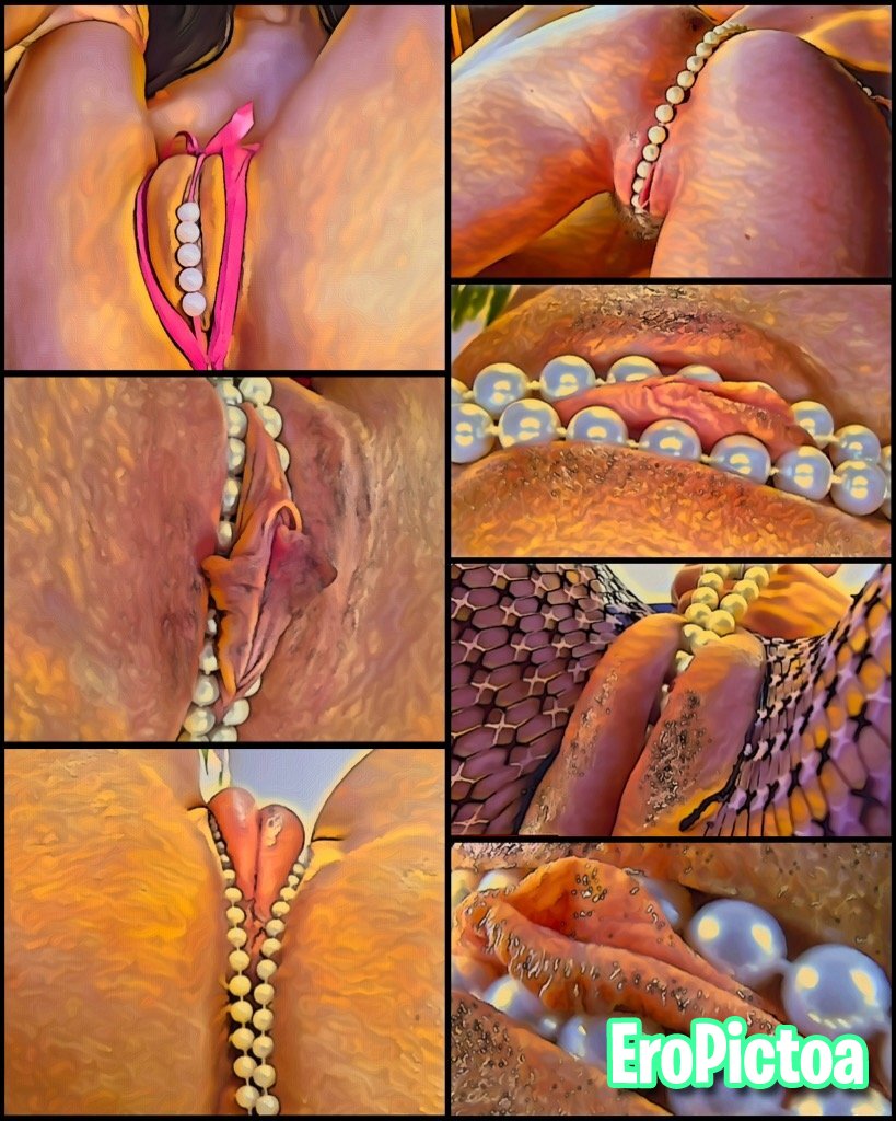 Pearl play comic art photo featuring pussy