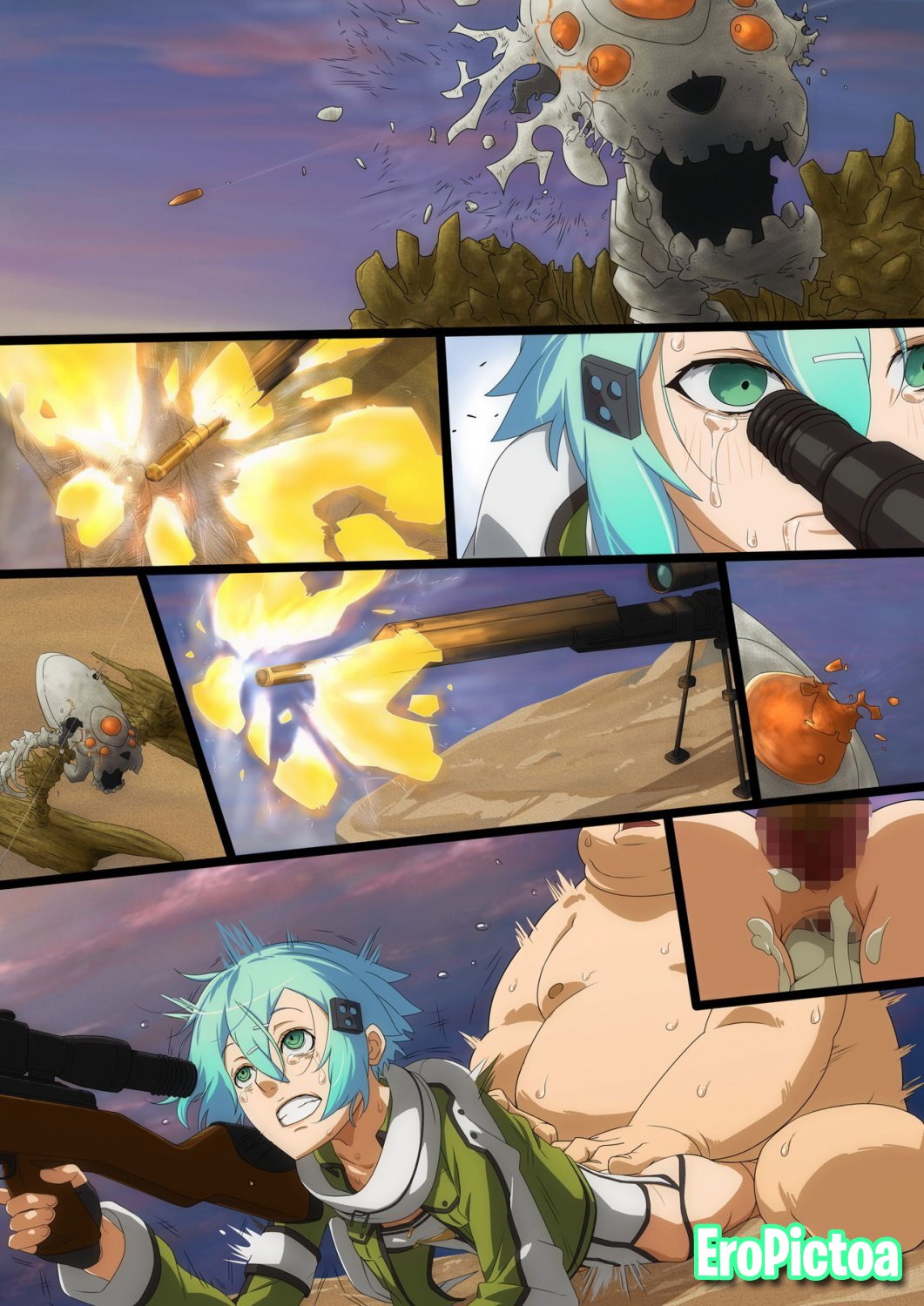 Sinon Comic (no words photo - Part 11