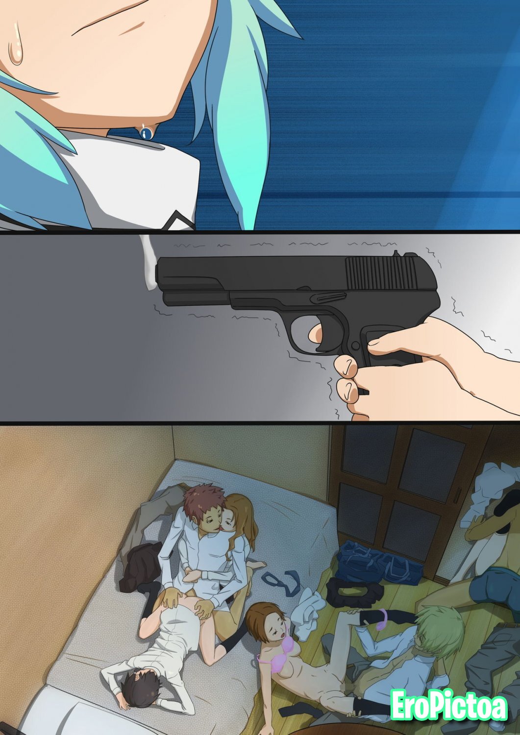 Sinon Comic (no words photo - Part 4