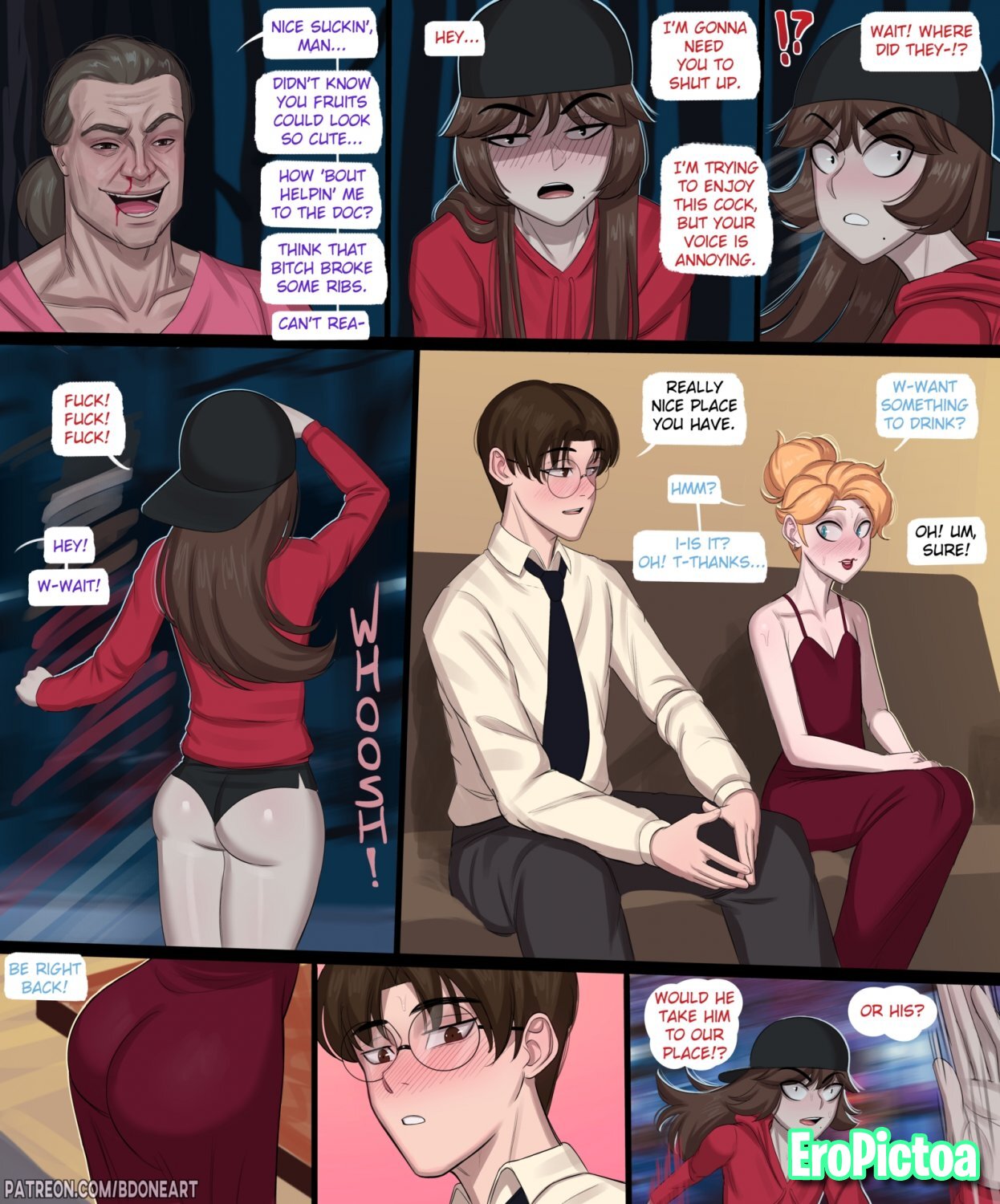 Femboy uber eats 2💕 photo featuring comic - Part 26