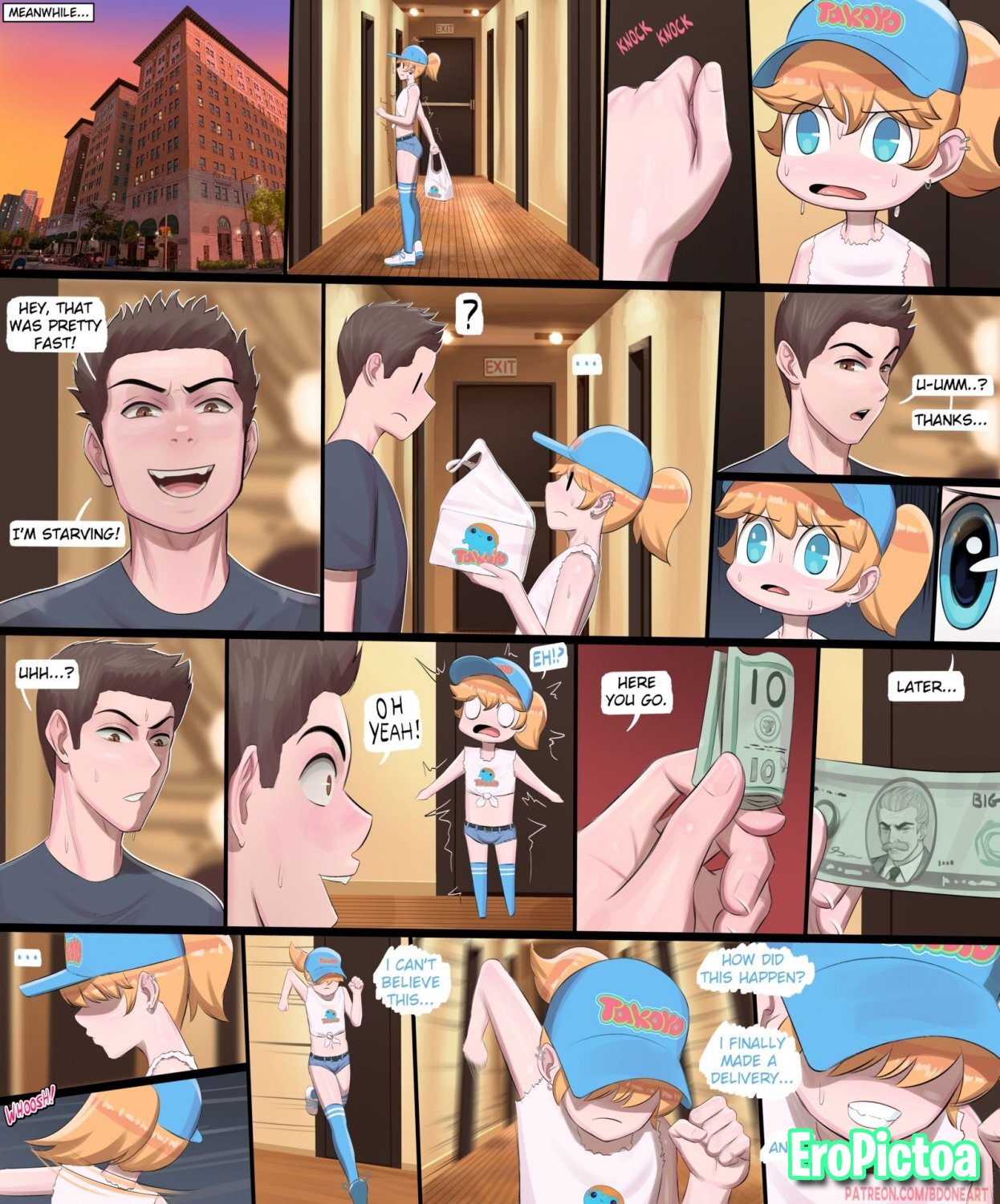 Femboy uber eats 1💕 photo featuring yaoi - Part 14