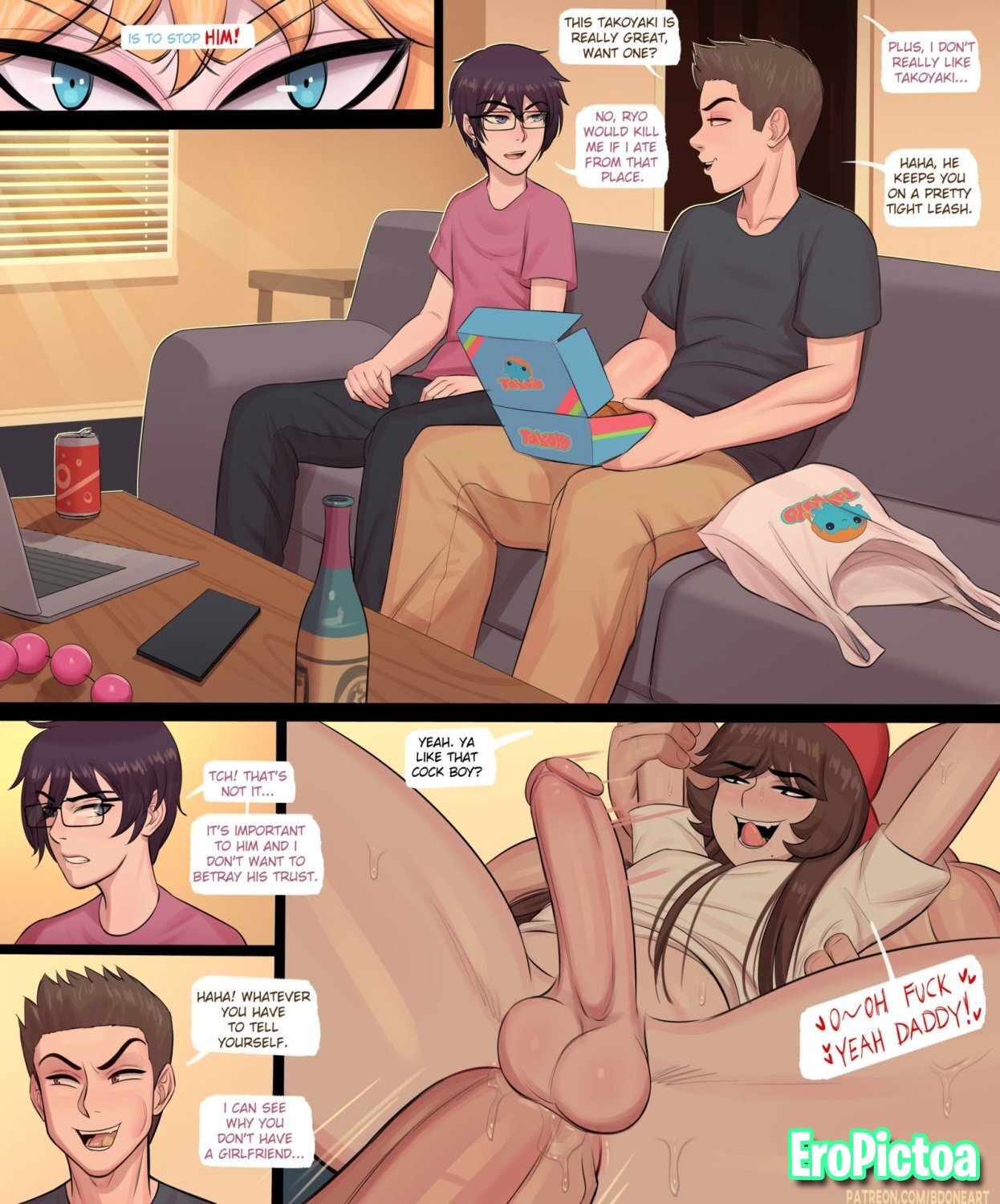 Femboy uber eats 1💕 photo featuring comic - Part 18
