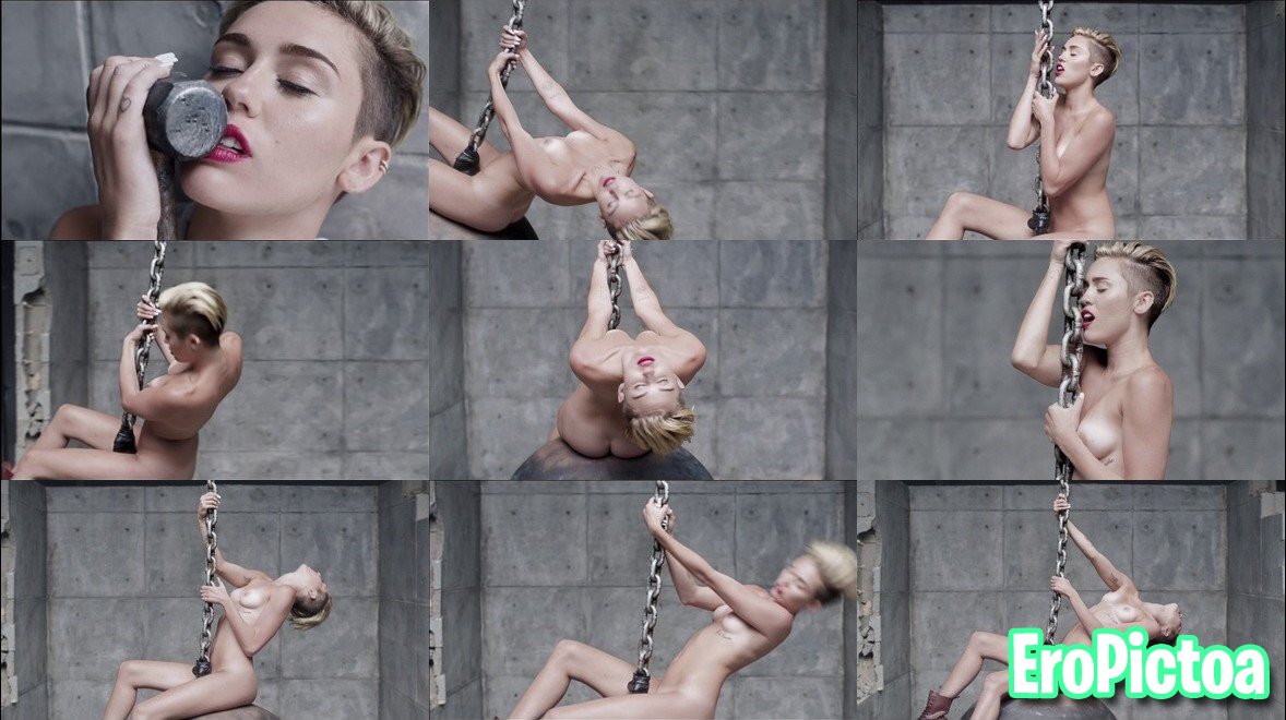 Miley Nude Wrecking Ball photo