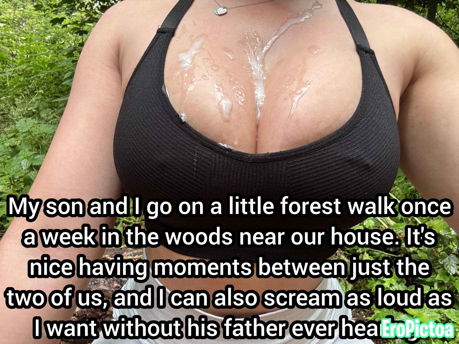 Incest Captions photo featuring Interracial