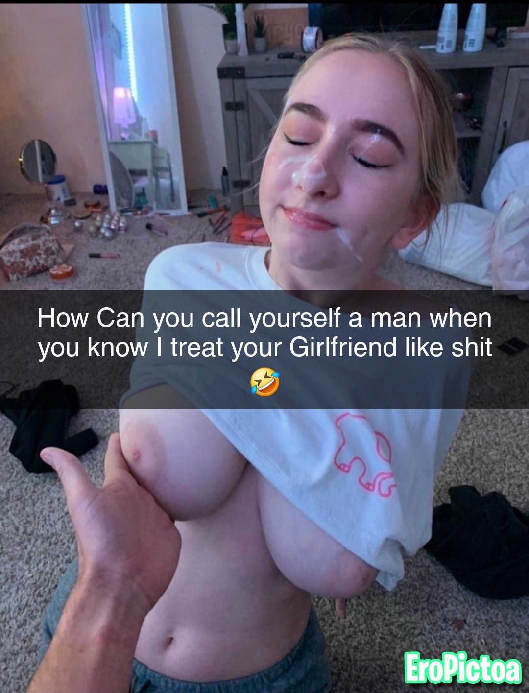 Bully / Cuckold / Cheating Captions photo featuring White girl - Part 9
