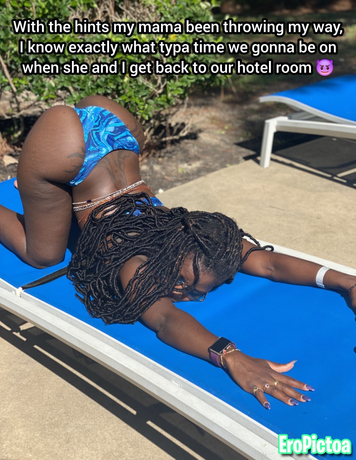 Ebony Incest Captions photo featuring Ebony - Part 3