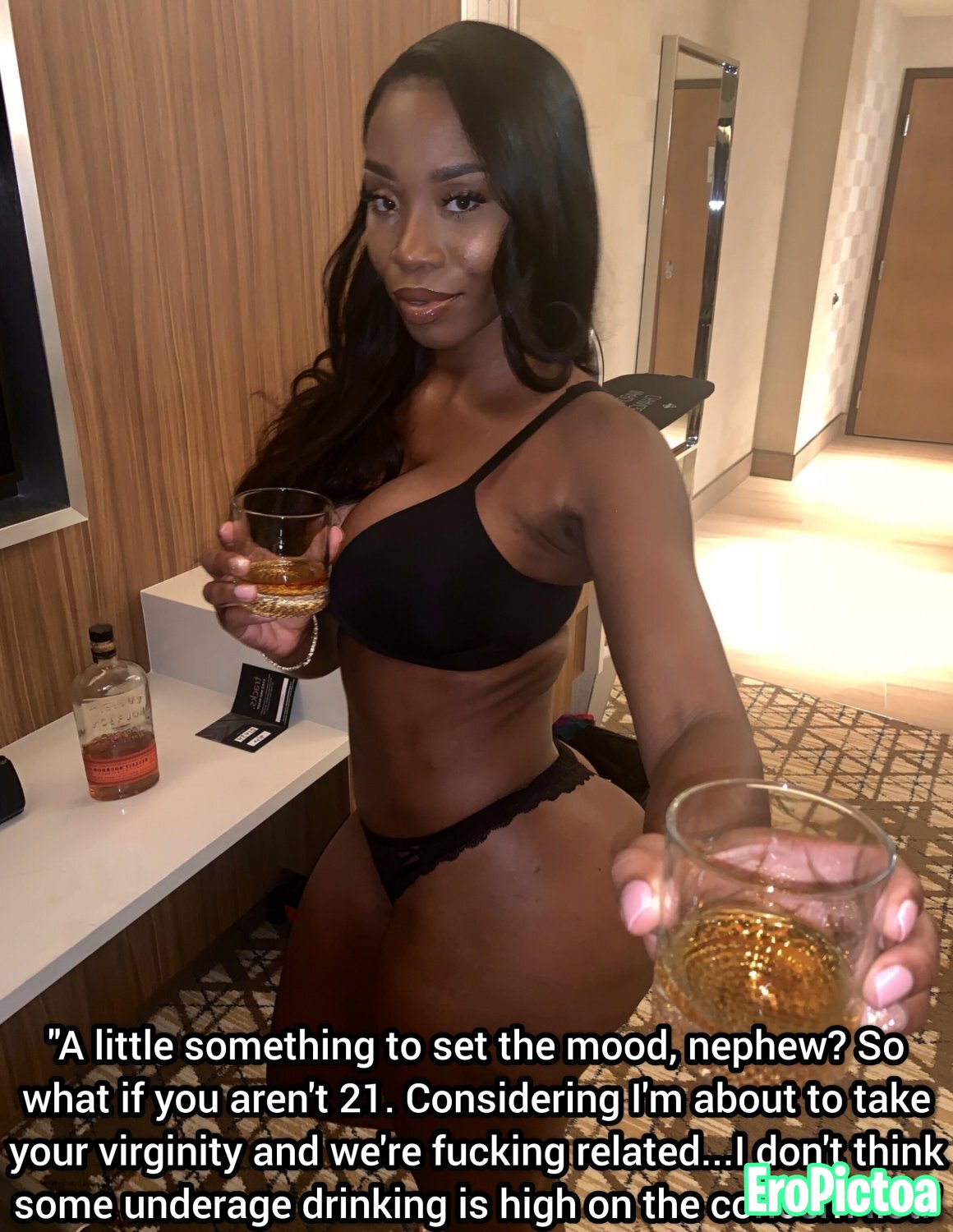 Incest Captions photo featuring Cleavage - Part 8