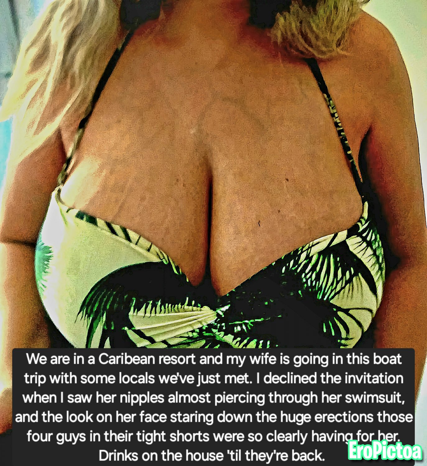 Hot Milf Wife Caption photo featuring Caption