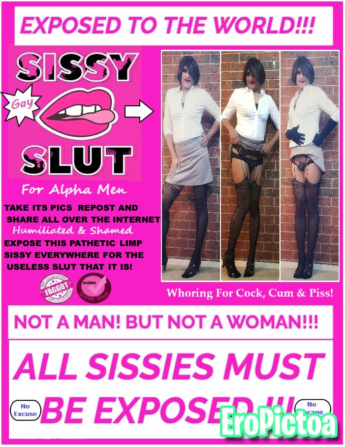 Sissy Captions: Caught & Exposed Collections (full consent given by this sissy to post/expose her) photo featuring faggot - Part 33