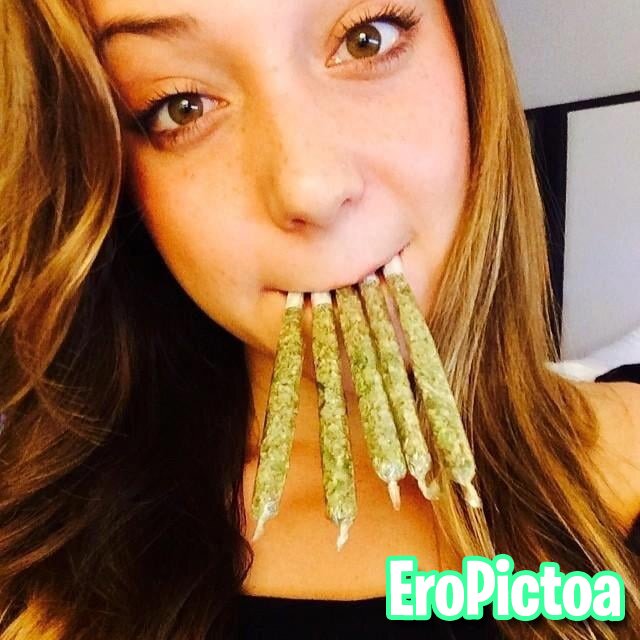 Weed and porn caption photo featuring 420