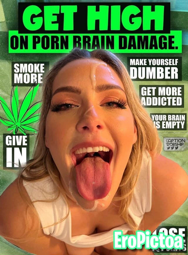Weed and porn caption photo featuring 420