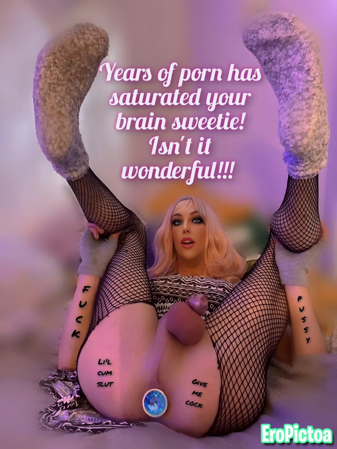 Sissy captions #13 photo featuring Trans
