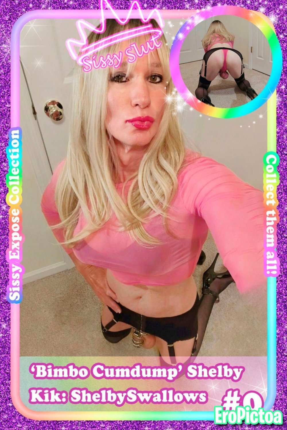 Shelby Swallows Sissy Caption Cards photo featuring Crossdresser