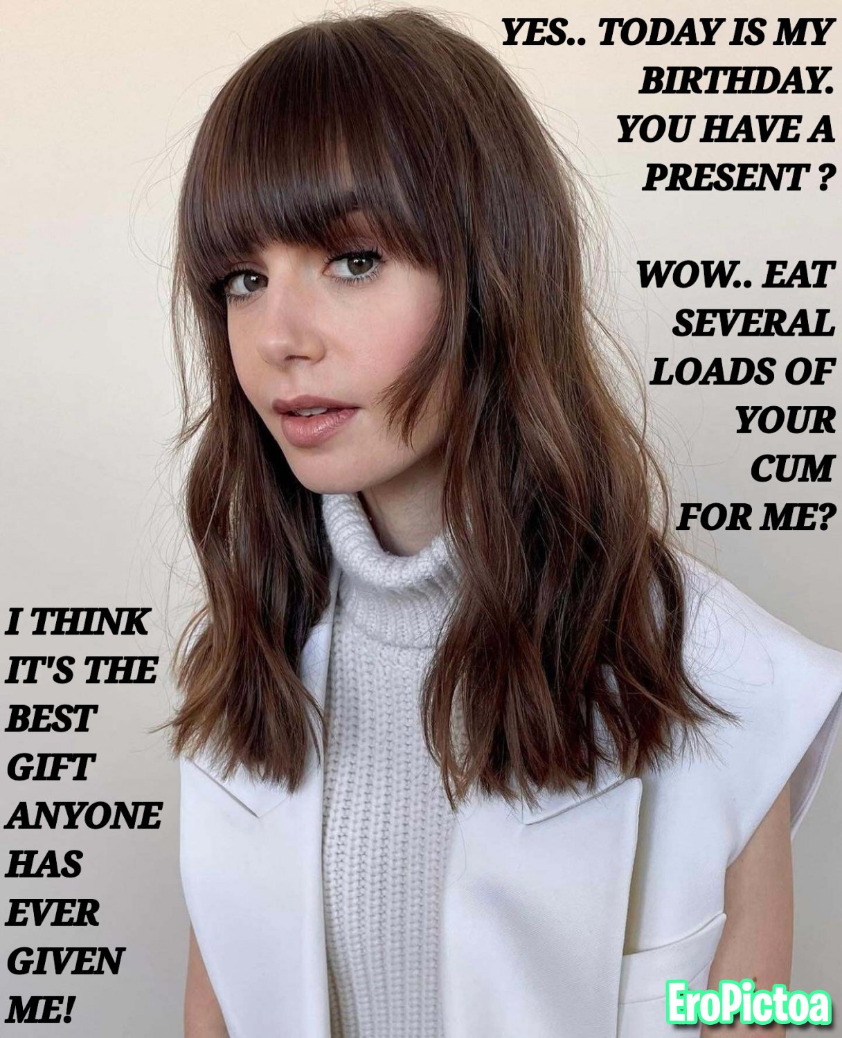 Lily Collins - CEI Captions photo featuring Emily in Paris