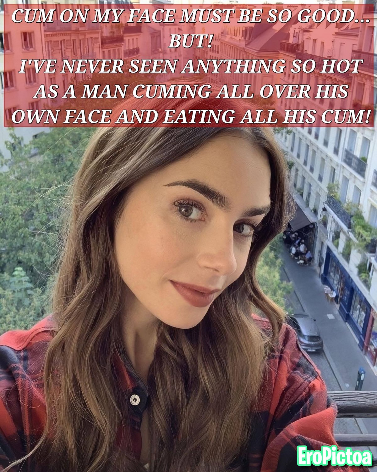 Lily Collins - CEI Captions photo featuring CEI