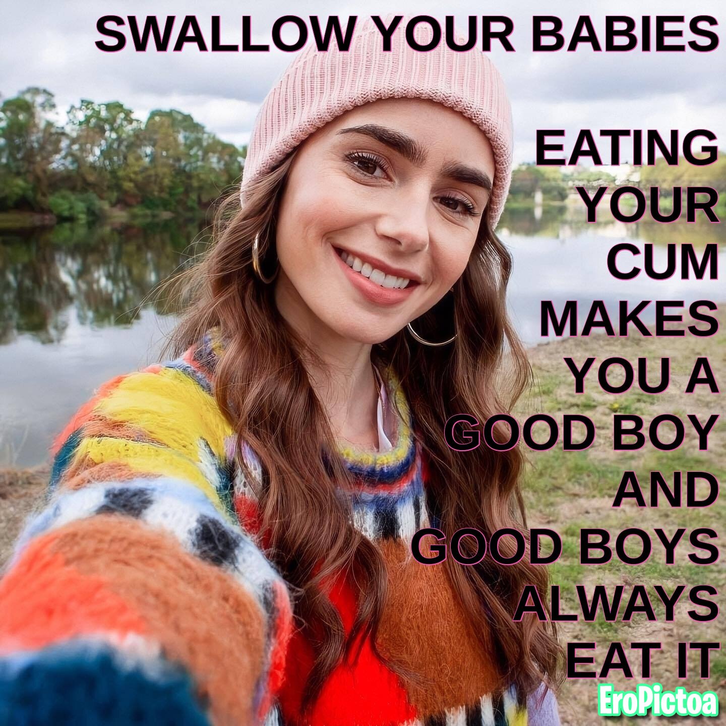 Lily Collins - CEI Captions photo featuring CEI Captions