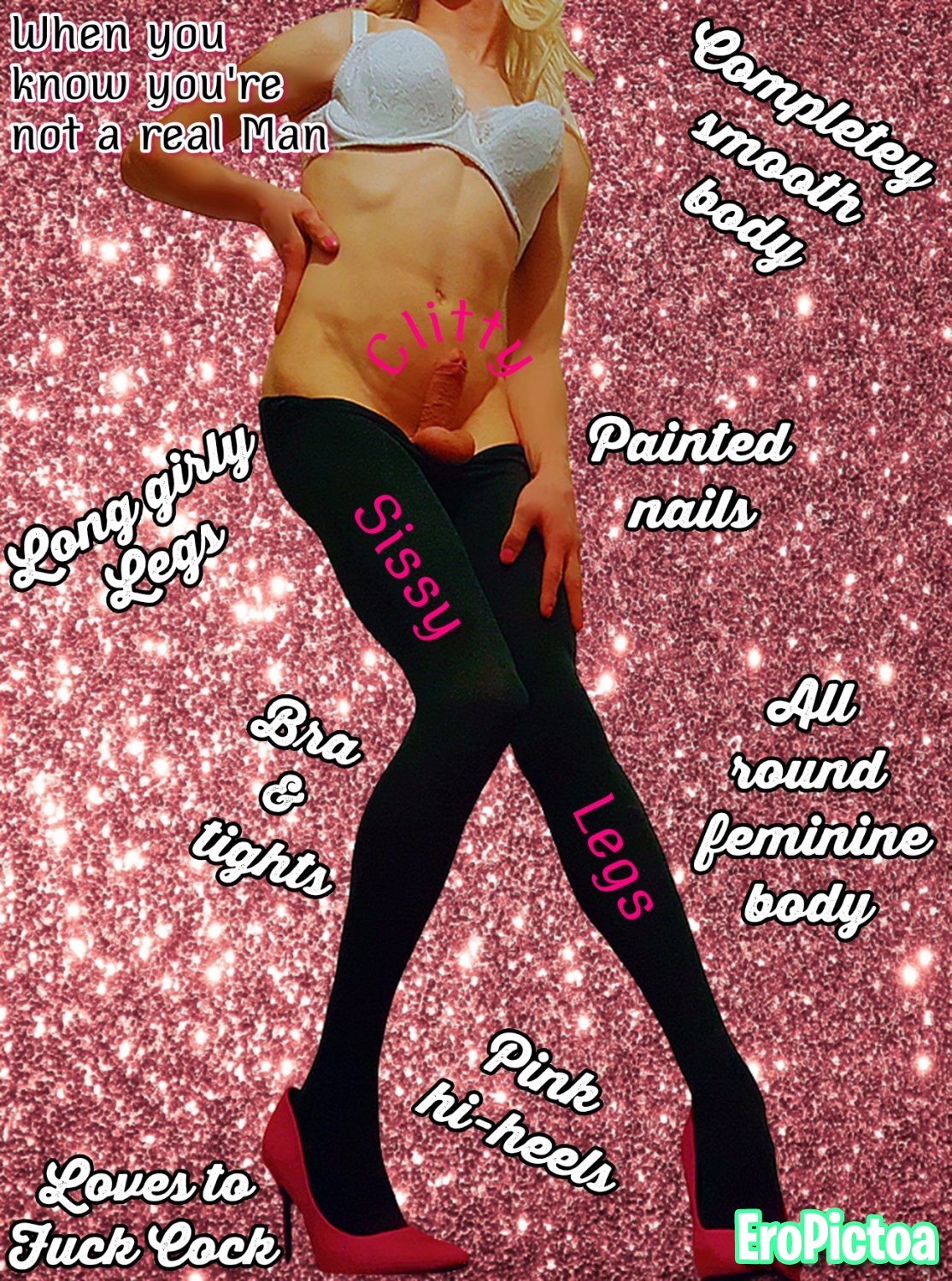 Sissy captions #4 photo featuring Captions