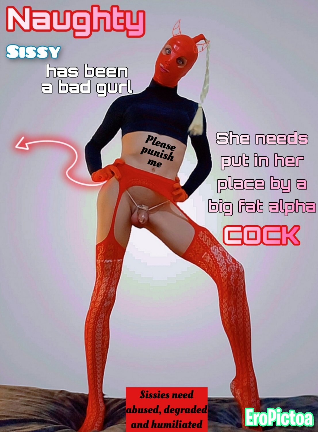 Sissy captions #4 photo featuring Trans