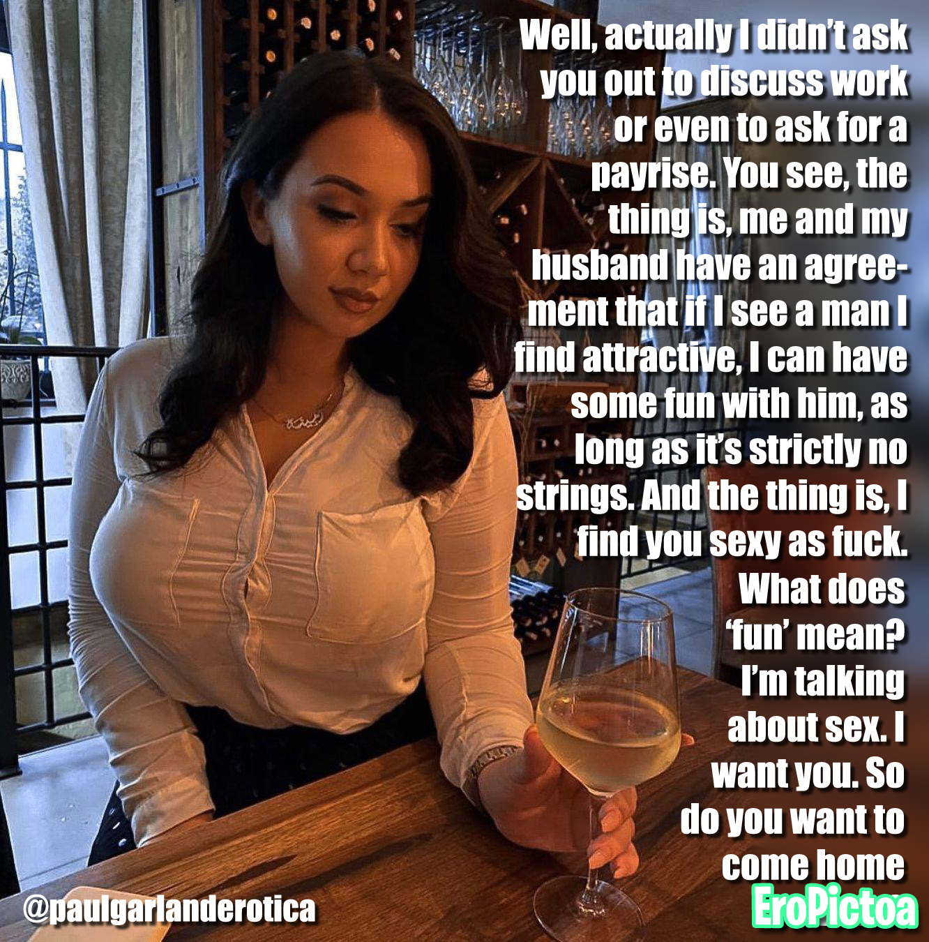 Hotwife Captions photo - Part 2
