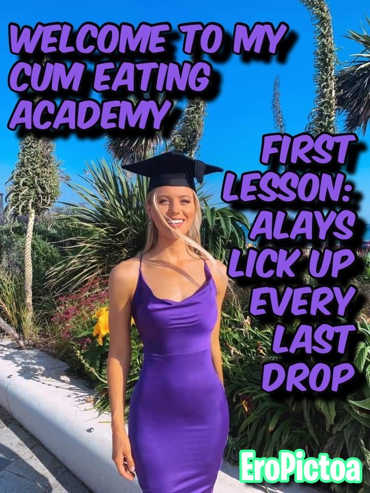 CEI Captions 6 photo featuring cum eating instruction - Part 2