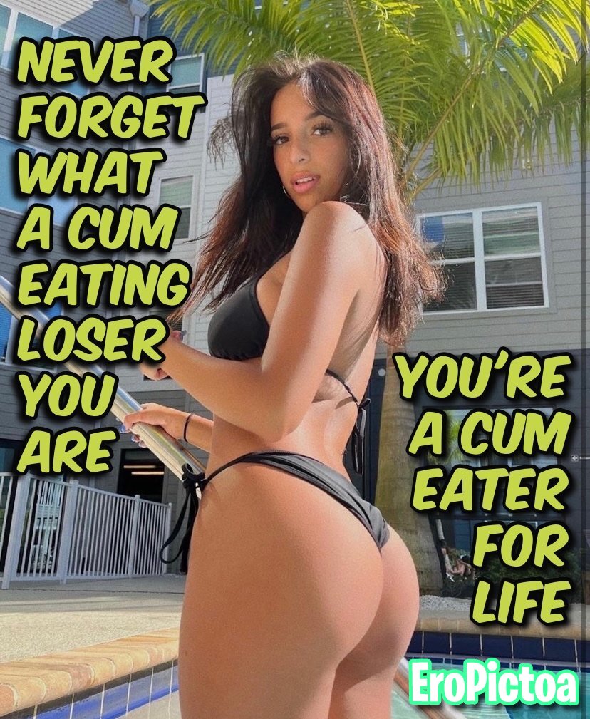 CEI Captions 7 photo featuring cum eating instruction