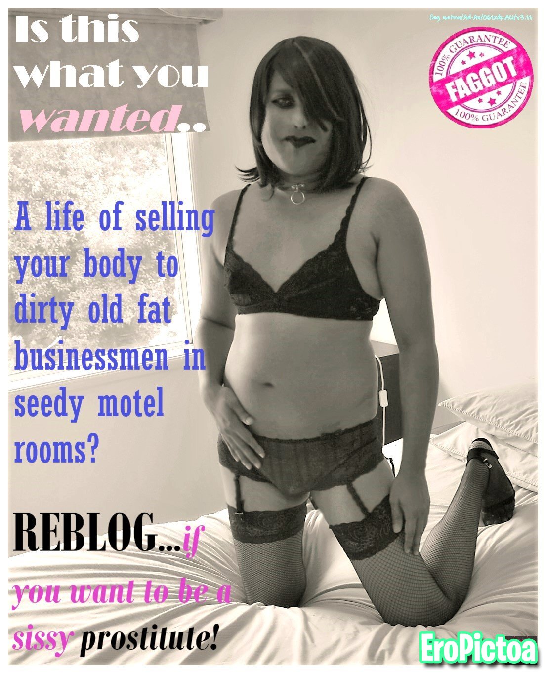 Sissy Slut Captions photo featuring sissy exposure - Part 24