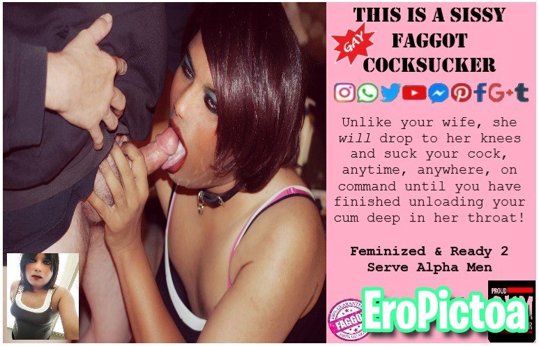 Sissy Slut Captions photo featuring faggot - Part 3