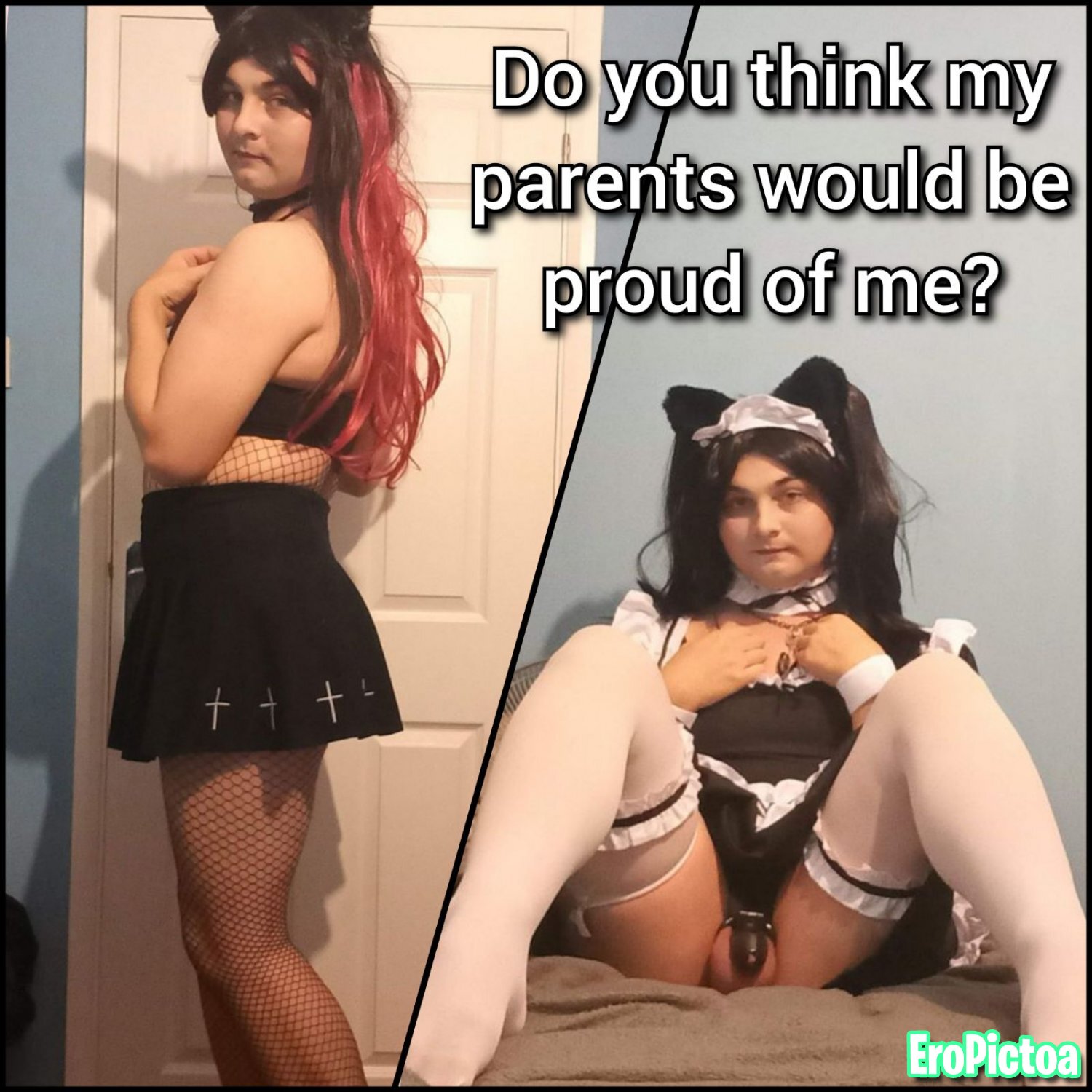 Sissy Aimee captioned photo featuring sissy - Part 100