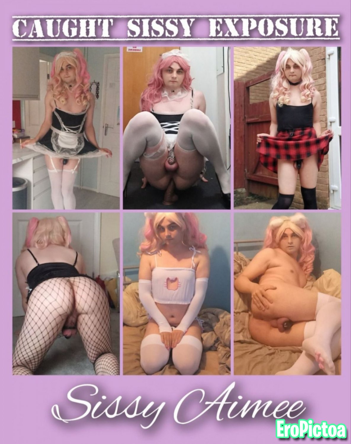 Sissy Aimee captioned photo featuring femboy - Part 29