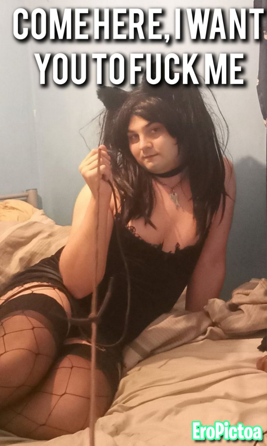 Sissy Aimee captioned photo featuring Crossdresser - Part 4