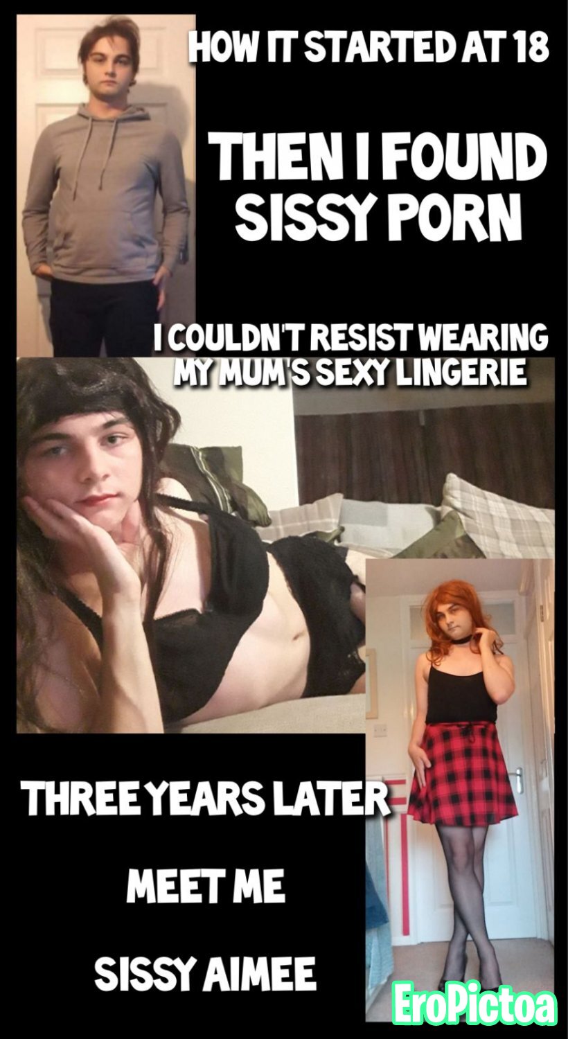 Sissy Aimee captioned photo featuring Crossdresser - Part 40