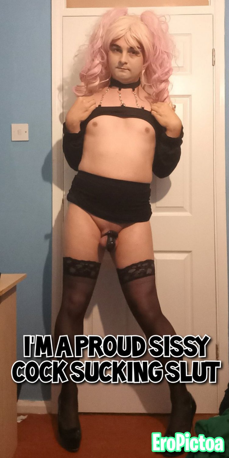 Sissy Aimee captioned photo featuring femboy - Part 47