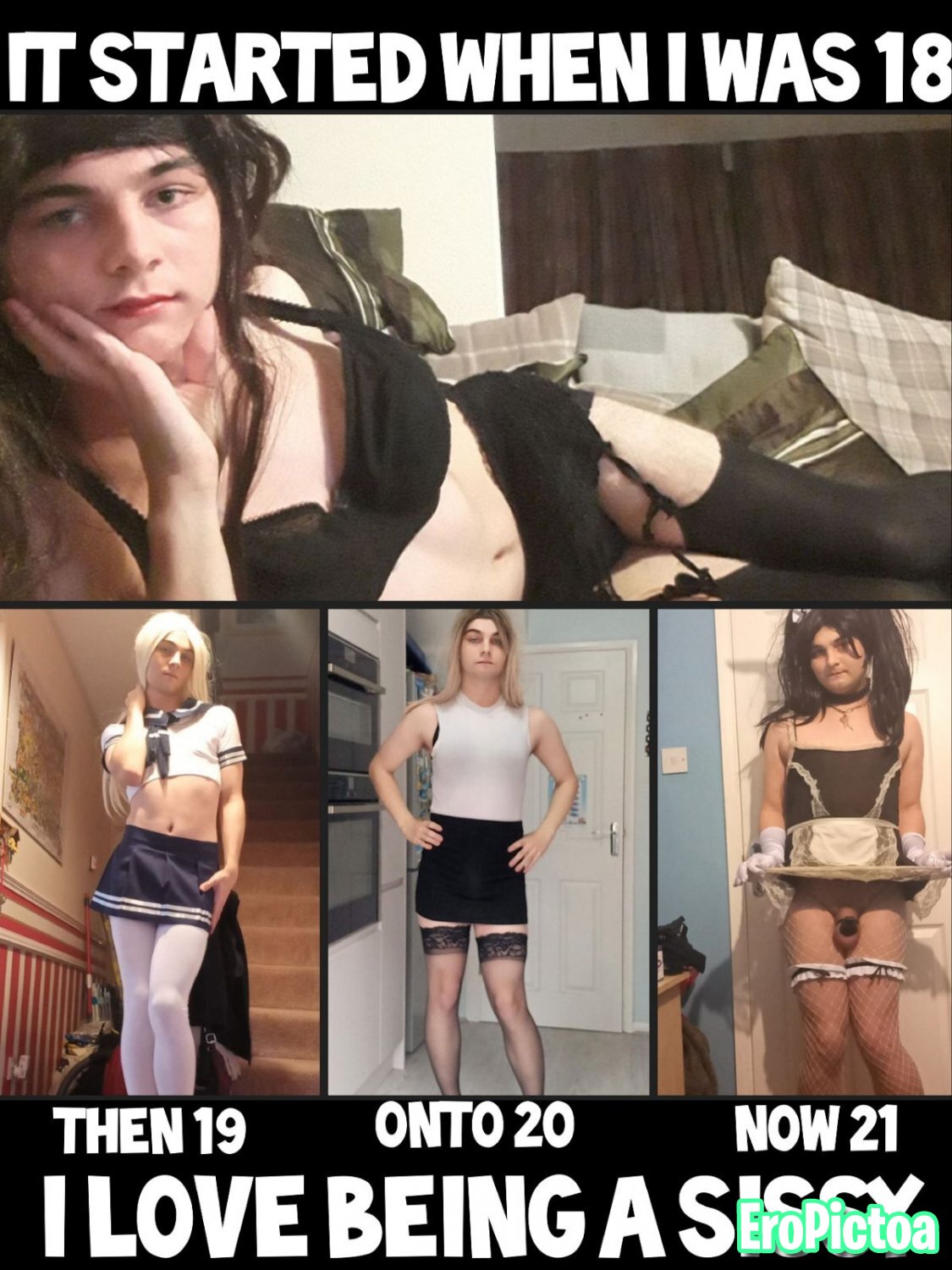 Sissy Aimee captioned photo featuring Crossdresser - Part 49