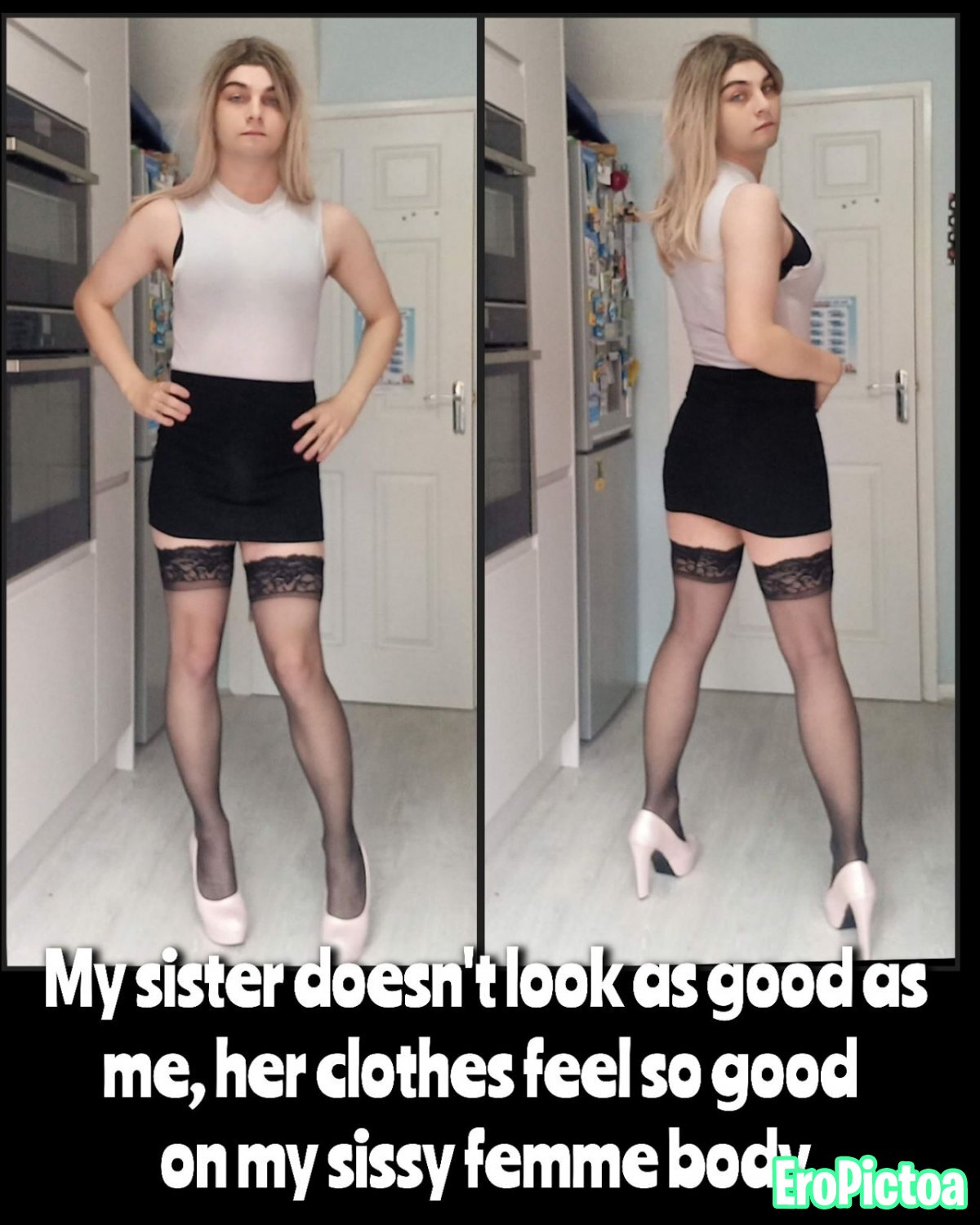 Sissy Aimee captioned photo featuring Crossdresser - Part 58